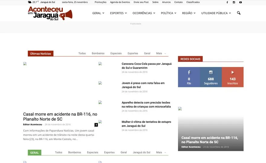 Aconteceu em Jaraguá - site independente 2016